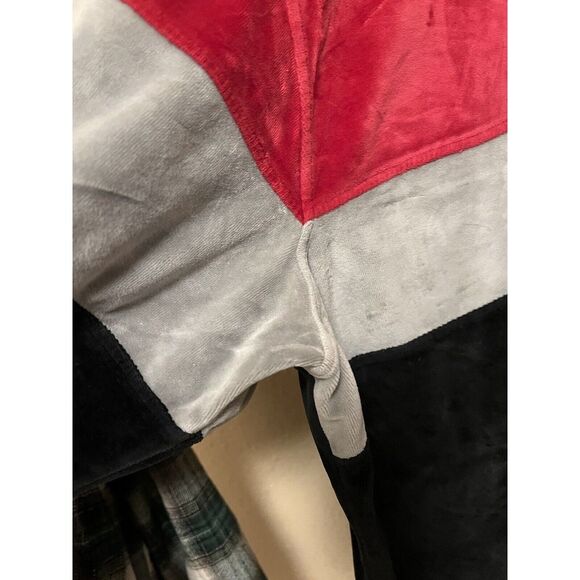 Vtg 80s John Blair Velvet Velour Feel Long Sleeve Polo Collar Shirt Mens Sz 3XL - Picture 8 of 15